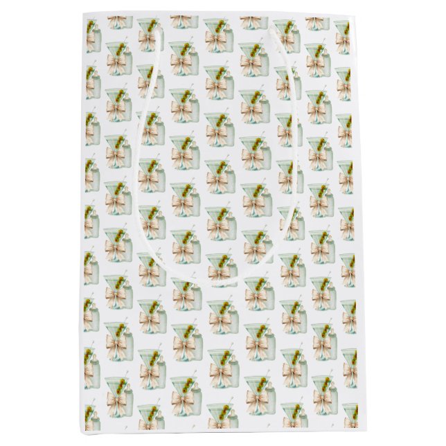 Sacola Para Presentes Média Martini Baby  (Frente)