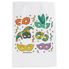 Sacola Para Presentes Média Máscaras Voadoras