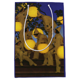 Sacola Para Presentes Média Maxfield Parrish Os Portadores de Lanternas 1908 V
