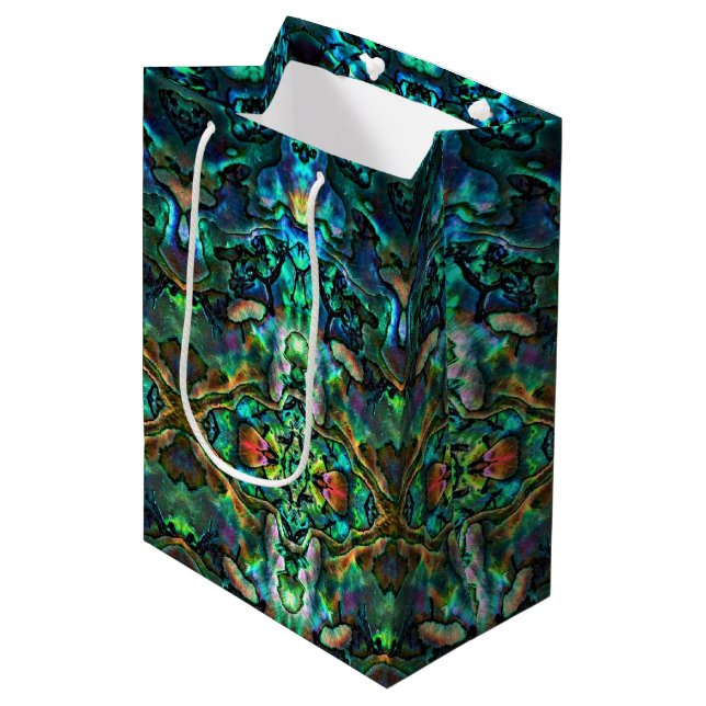 Sacola Para Presentes Média Med Gift Bag Abalone (Frente inclinada)