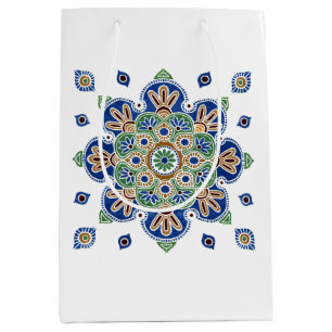 Sacola Para Presentes Média Medallion Gift Bag