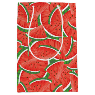 Sacola Para Presentes Média Melancia tropical fresca