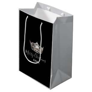 Sacola Para Presentes Média Menina América Silver Crown, 2 Toneladas, Present