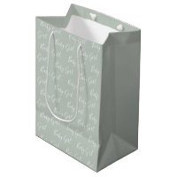 Menina Elegante Verde Sage Personalizada