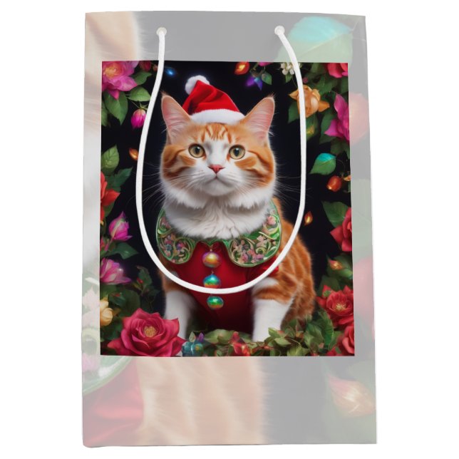 Sacola Para Presentes Média Meowy (Frente)