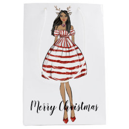 Sacola Para Presentes Média Merry Christmas Gift Bag