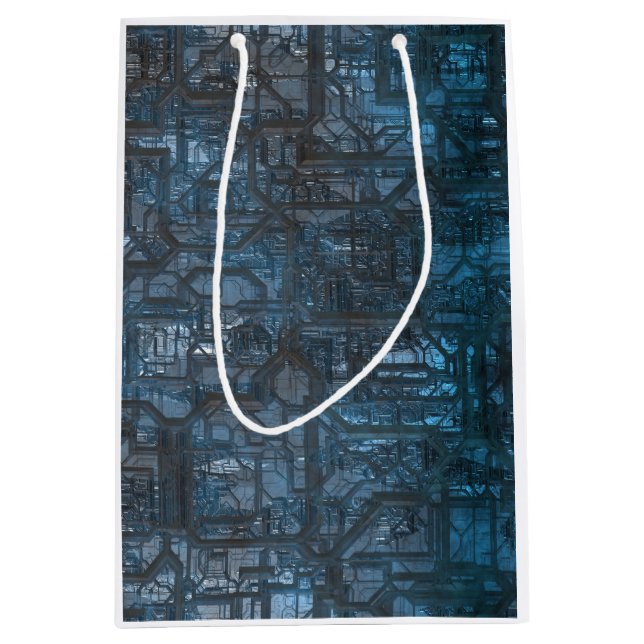 Sacola Para Presentes Média metallica 1 (Frente)