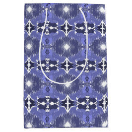 Sacola Para Presentes Média Midnight Indigo Kaleidoscope 