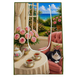 Sacola Para Presentes Média Minha cadeira favorita, gato