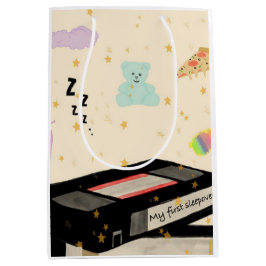 Sacola Para Presentes Média Minha Primeira Soneca - Sonhadora VHS Nostalgia