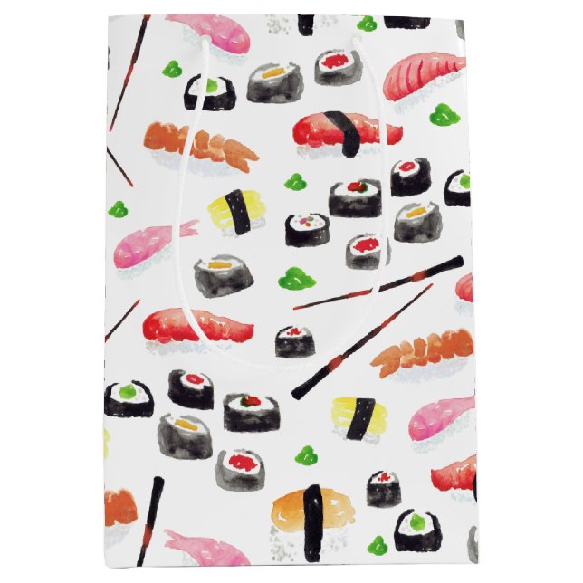 Sacola Para Presentes Média Miso com fome (Frente)