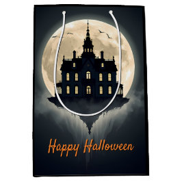 Sacola Para Presentes Média Moonlit Manor Halloween 