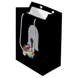 Sacola Para Presentes Média Morte por Candy Halloween Design