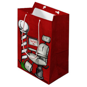 Sacola Para Presentes Média Na barbearia