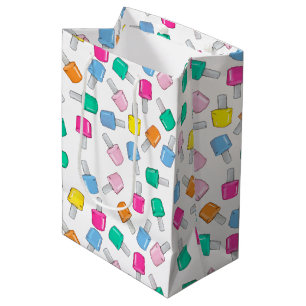 Sacola Para Presentes Média Nail Spa Party Manicure Beauthday
