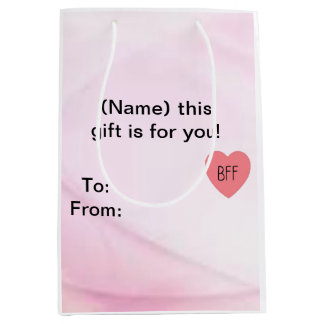 Sacola Para Presentes Média Namorada fofa