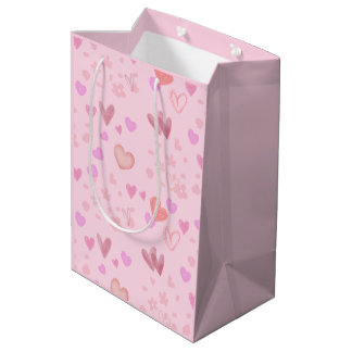 Sacola Para Presentes Média Namorados Peachy