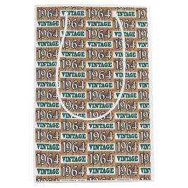 Sacola Para Presentes Média Nascer em 1964 médio saco de presentes