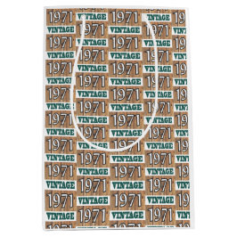 Sacola Para Presentes Média Nascer em 1971 médio saco de presentes