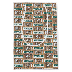 Sacola Para Presentes Média Nascer em 1971 médio saco de presentes