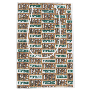 Sacola Para Presentes Média Nascer em 1972, meio saco de presentes