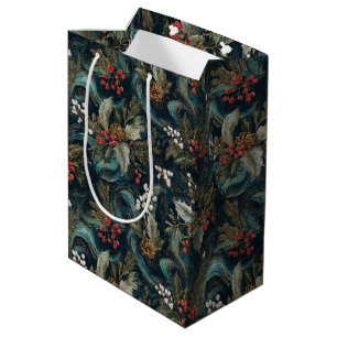 Sacola Para Presentes Média Natais vintages Elegante