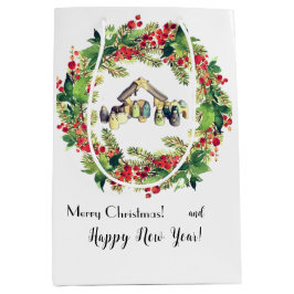 Sacola Para Presentes Média Natal