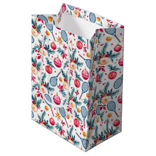 Sacola Para Presentes Média Natal de Holiday Love-Love tênis,