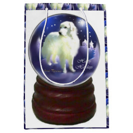 Sacola Para Presentes Média Natal dos Pirenéus excelentes