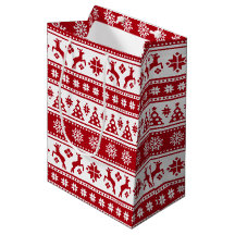 Natal Feriado Padrão Nórdico Cozy