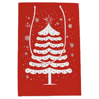 Sacola Para Presentes Média Natal moderno