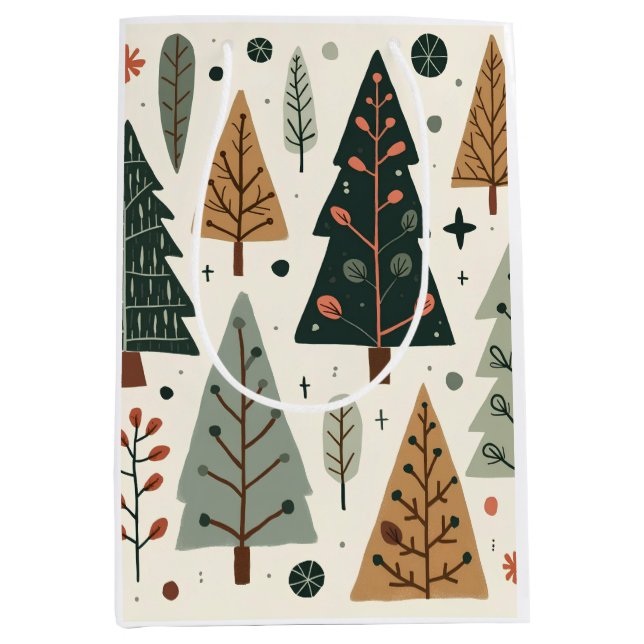 Sacola Para Presentes Média Natal - Natal - Natal - Natal (Frente)