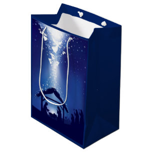 Sacola Para Presentes Média Natividade do Natal
