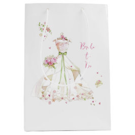 Sacola Para Presentes Média Noiva Corada em Flor Noiva Para Ser
