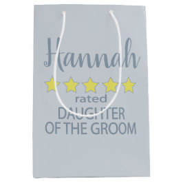 Sacola Para Presentes Média Noiva & Corte 5 Estrelas Filha do Noivo