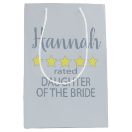 Sacola Para Presentes Média Noiva & Corte de Honra 5 Estrelas Filha da Noiva