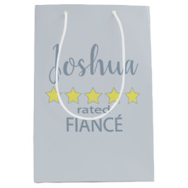 Sacola Para Presentes Média Noiva & Corte de Honra 5 Estrelas Noivo