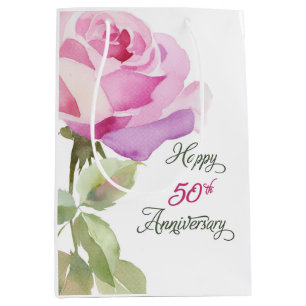 Sacola Para Presentes Média Nome Personalizado 50º Aniversário Jubileu Católic