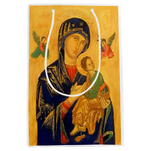 Sacola Para Presentes Média Nossa Mãe da Ajuda Perpétua