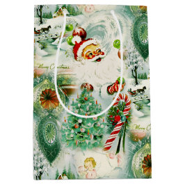 Sacola Para Presentes Média Nostálgico Kitschmas