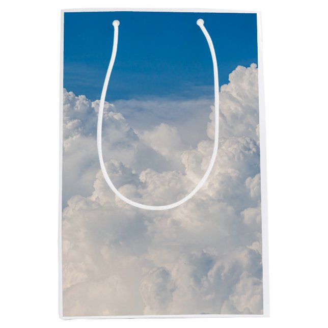 Sacola Para Presentes Média Nuvens no céu (Frente)