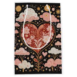 Sacola Para Presentes Média O amor está no ar