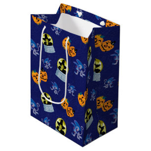 Sacola Para Presentes Média O Assistente De Oz™ Padrão de Bruxa Má De Hallow