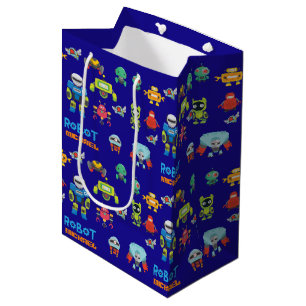 Sacola Para Presentes Média O MELHOR ROBOT Gift Goody Bag De Todos Os Anos - B
