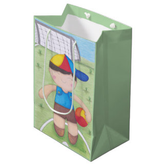 Sacola Para Presentes Média O Menino de Boné e a Bola