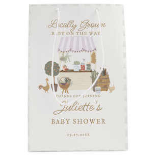 Sacola Para Presentes Média O Mercado De Agricultores Rosa Cultiva Localmente 