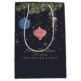 Sacola Para Presentes Média O Nutcracker, marinho