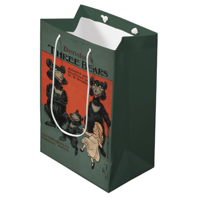 Sacola Para Presentes Média O Saco de Presente das Três Ursos (Frente inclinada)