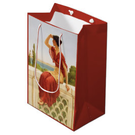 Sacola Para Presentes Média O Sinal Godward Fine Art Vintage Painting