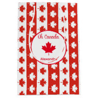 Oh Canadá | Folha de Maçã Vermelha Elegante